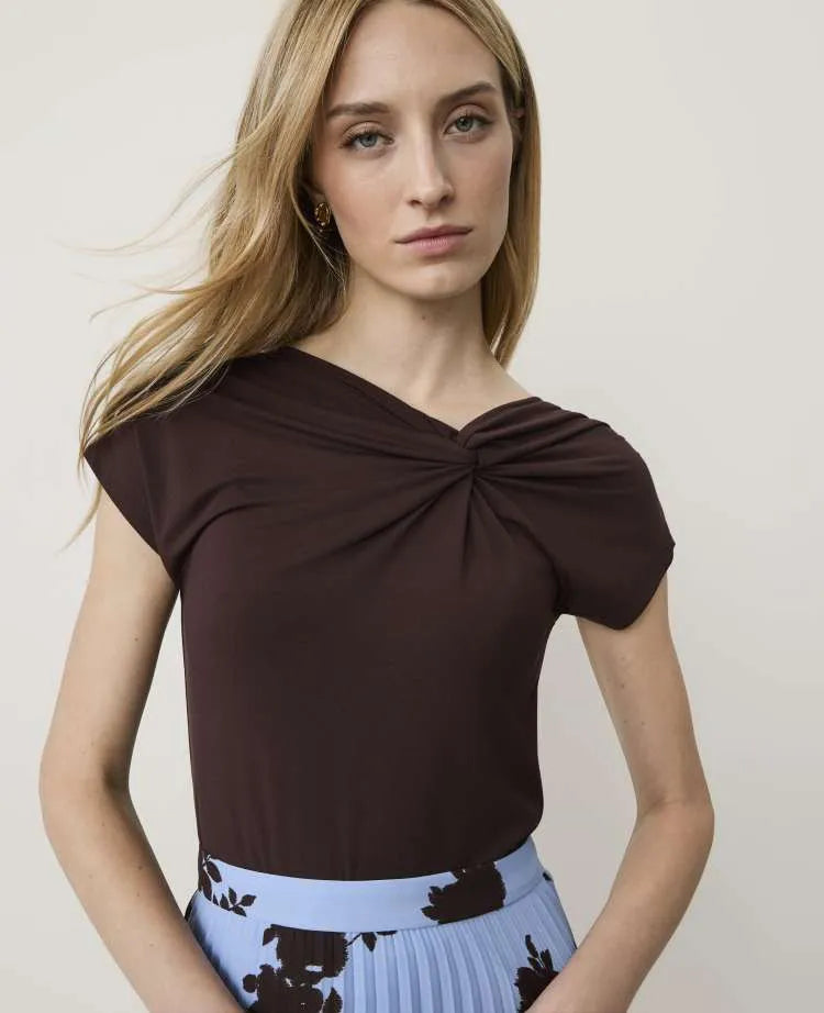Petite Twist Front Top