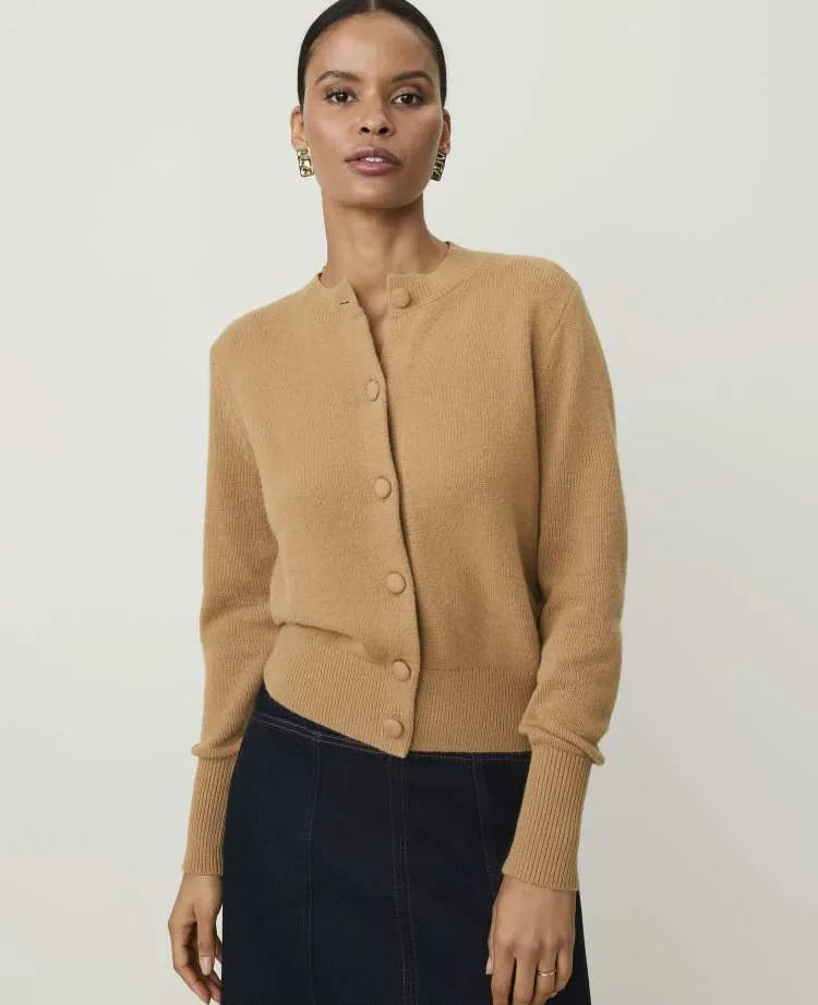Crew Neck Cardigan
