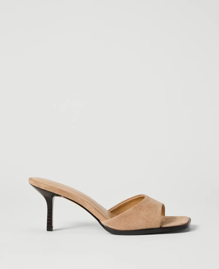 Suede Mule Sandal