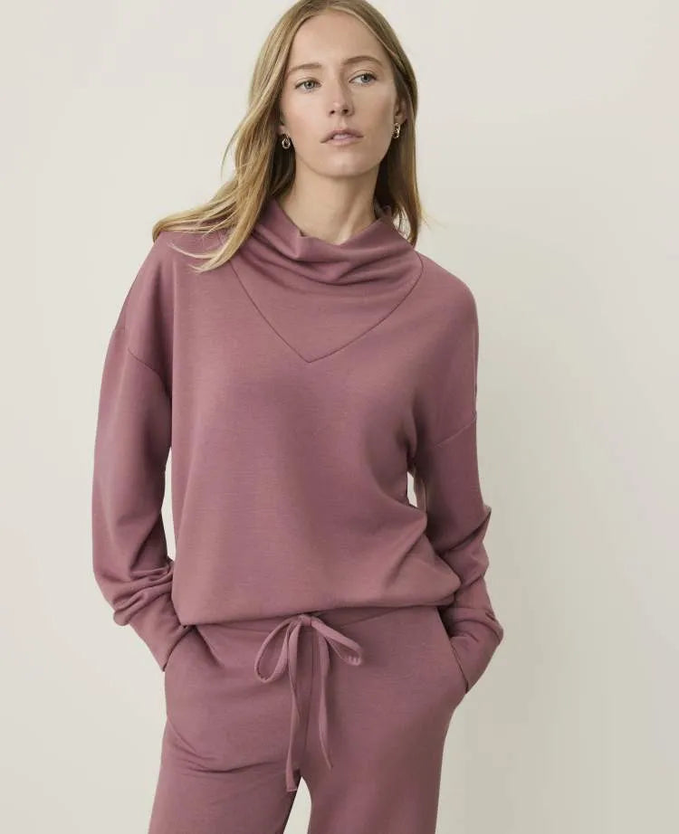 Weekend Cowl Neck Sweatshirt in CloudPlush