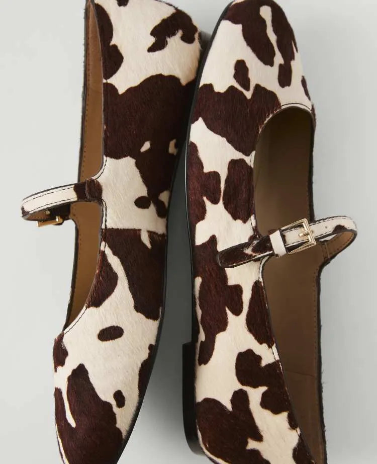 Weekend Haircalf Mary Jane Flat