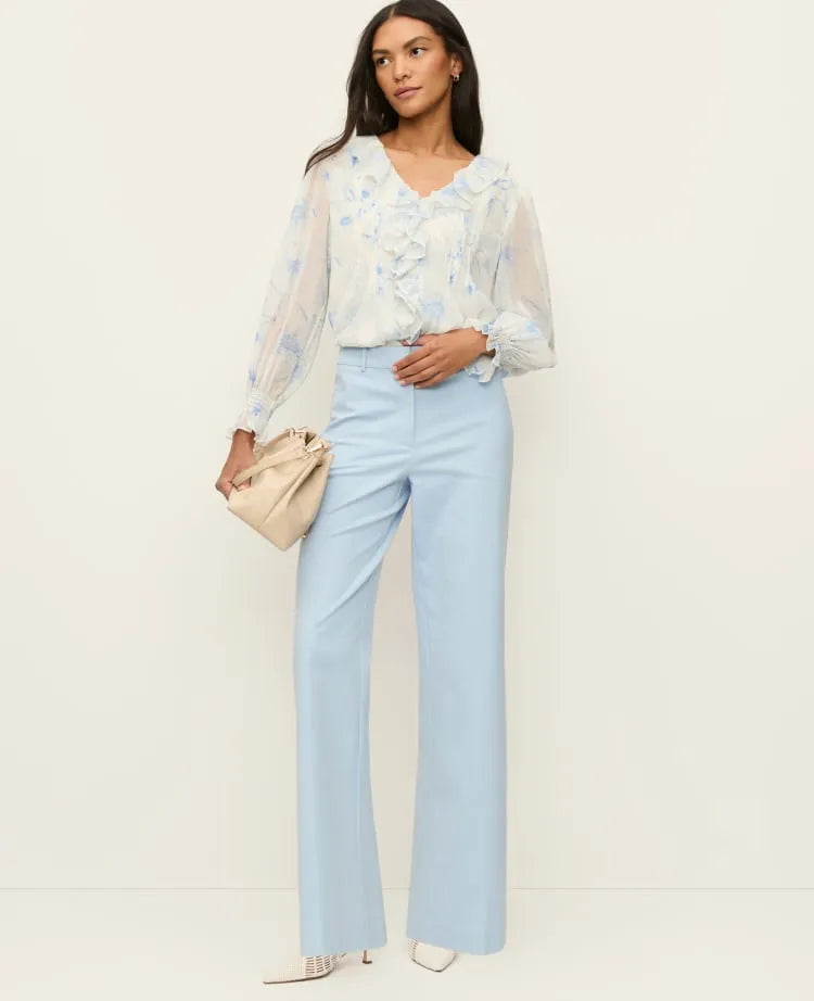 The Wide-Leg Pant in Doubleweave