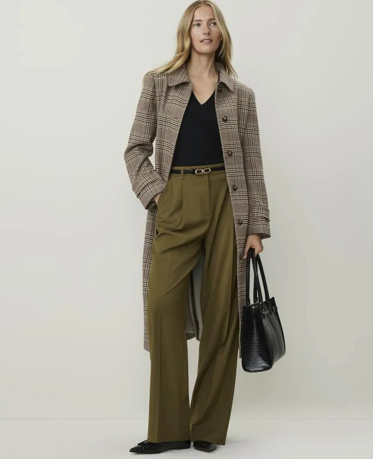 The Pleated Straight Pant