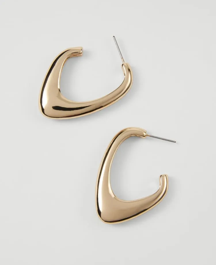 Sculptural Hoop Earrings