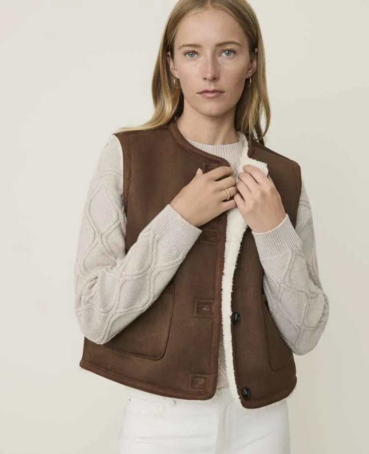 Weekend Faux Suede Vest