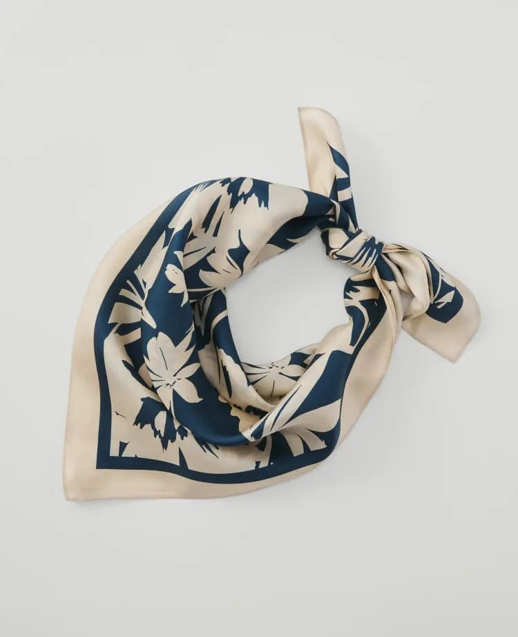 Floral Silk Scarf