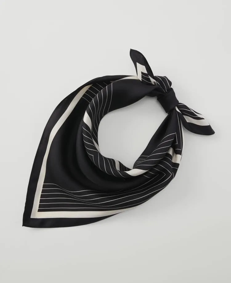Geo Silk Scarf