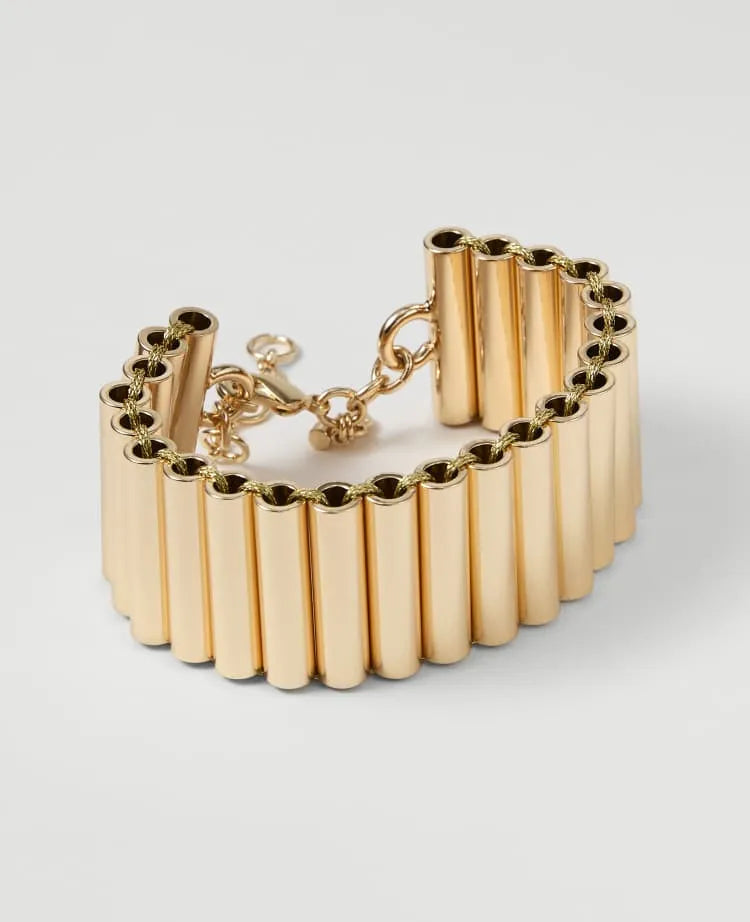 Metal Tube Bracelet
