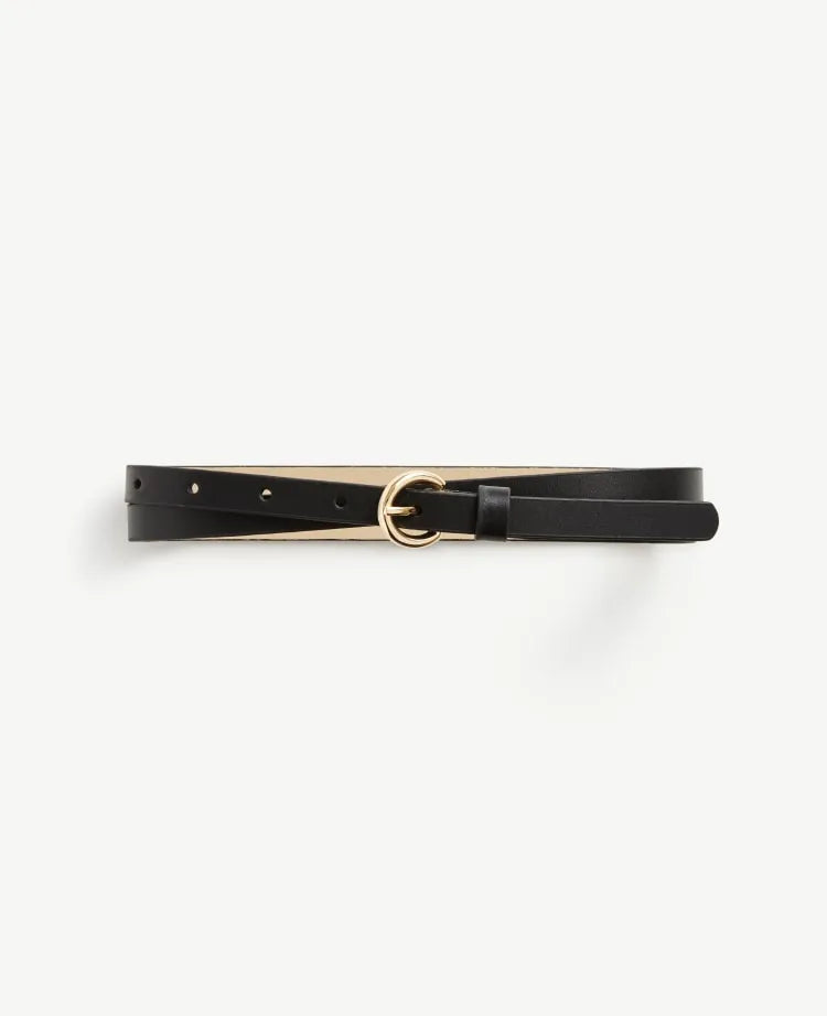 Skinny Leather Belt