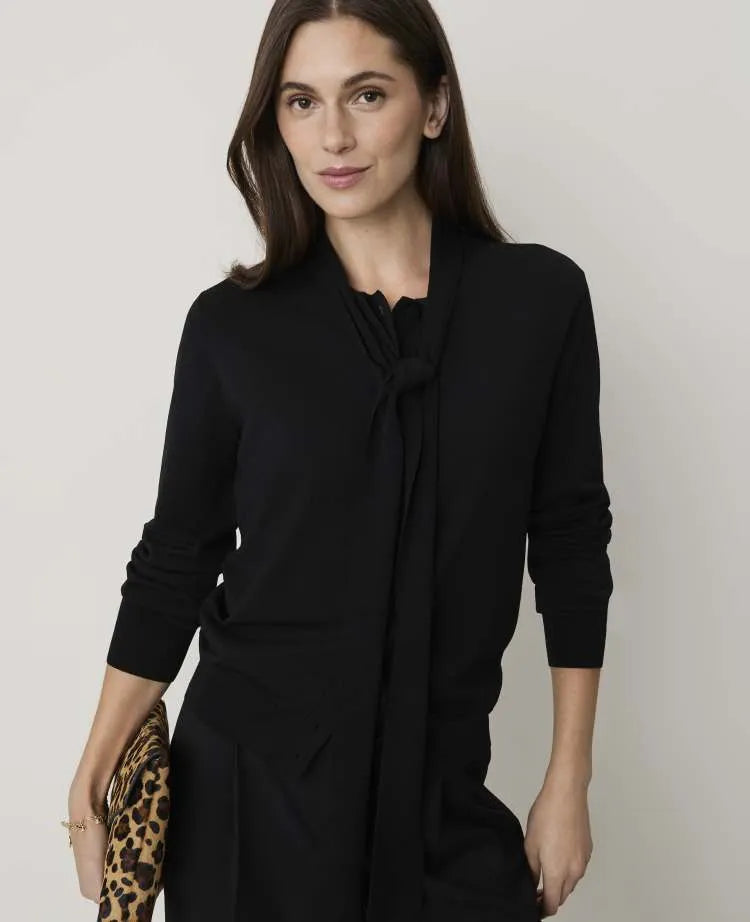 Bow Neck Cardigan