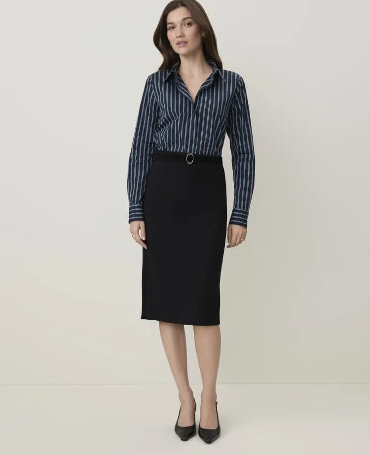Ponte Pencil Skirt