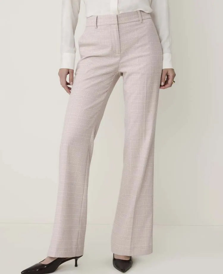 The Jayne Trouser in Plaid — Curvy Fit