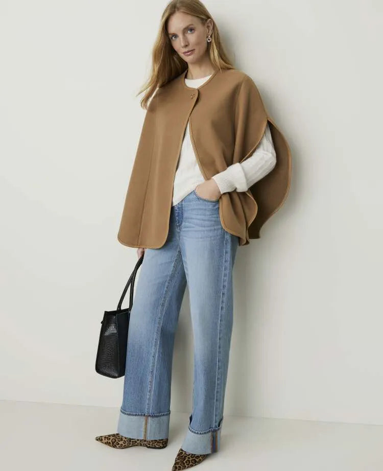 Buckle Cape Poncho