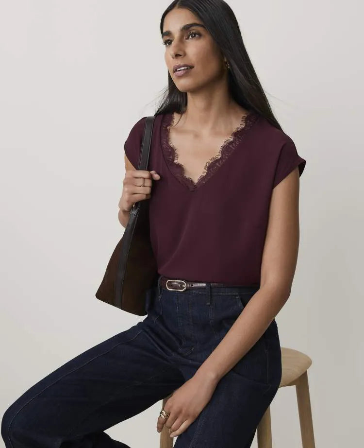 Lace Trim Shell