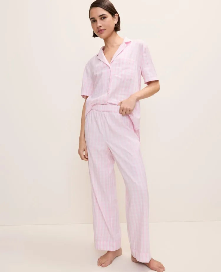 Gingham Pajama Set