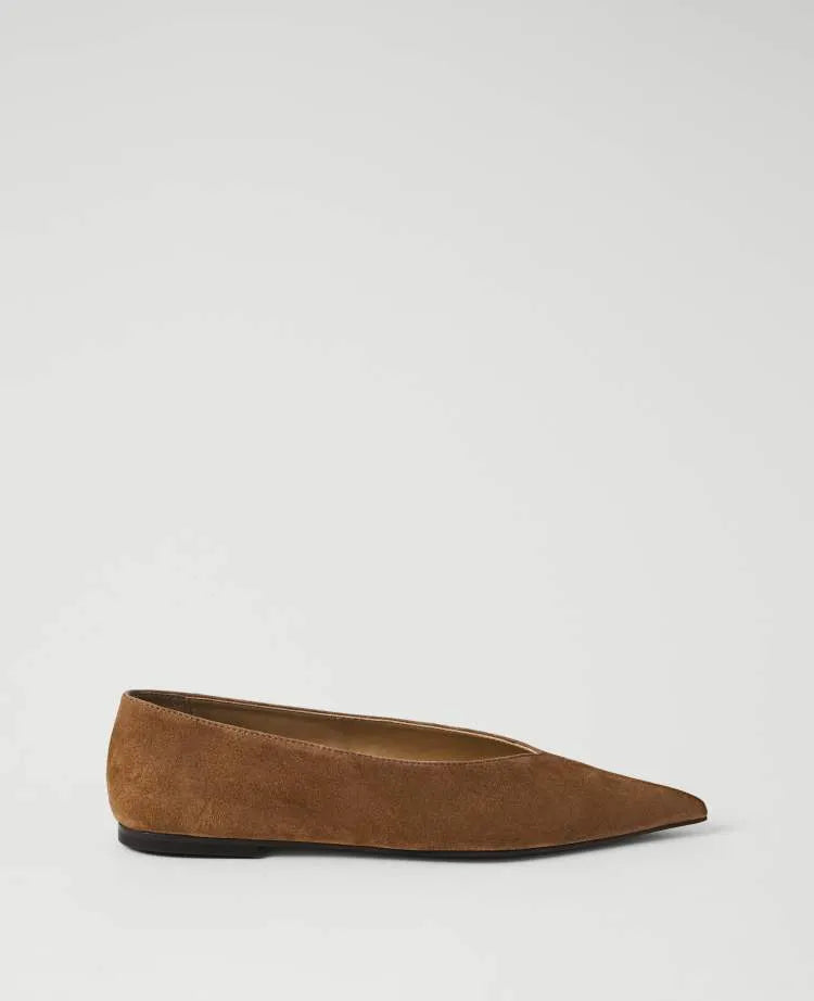 Suede Ballet Flat