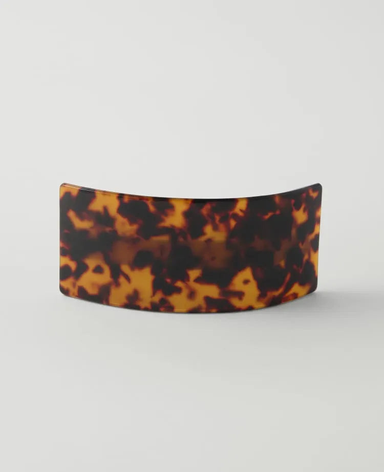 Weekend Rectangle Tortoiseshell Print Hair Clip