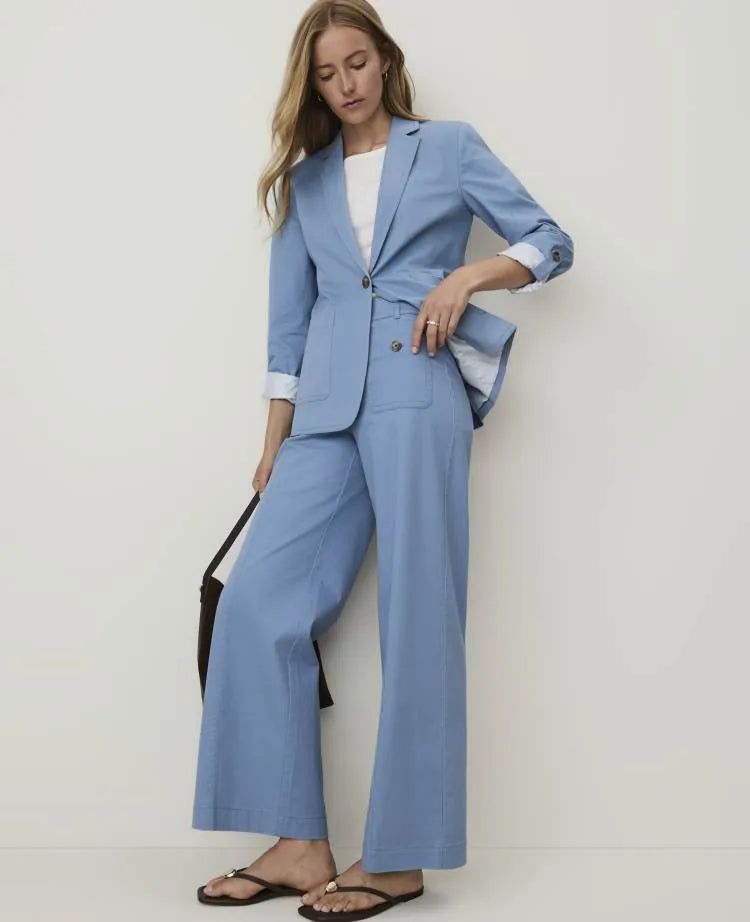 Weekend Roll Sleeve Blazer