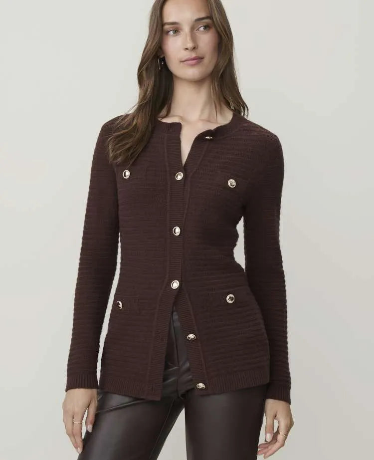 Textured Stitch Sweater Jacket