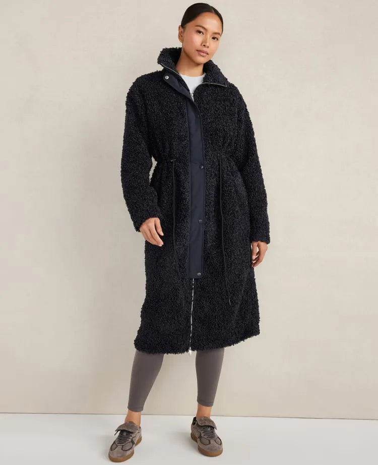 Haven Well Within Long Sherpa Coat