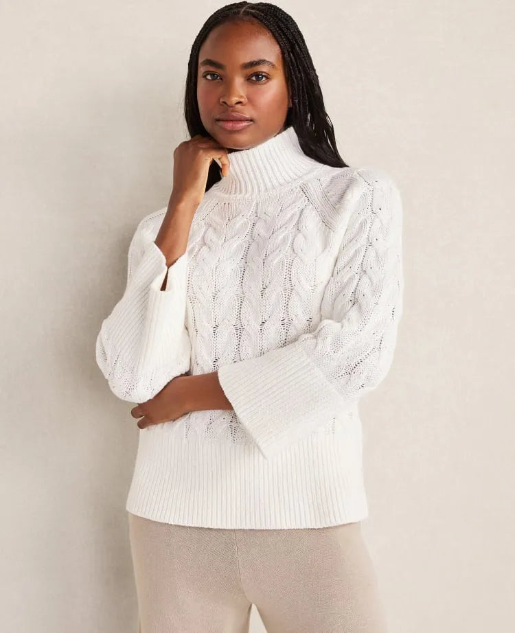Haven Well Within Organic Cotton Mock Neck Sweater
