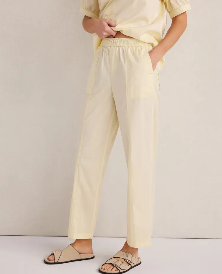 Haven Well Within Organic Cotton Twill Tapered Pants