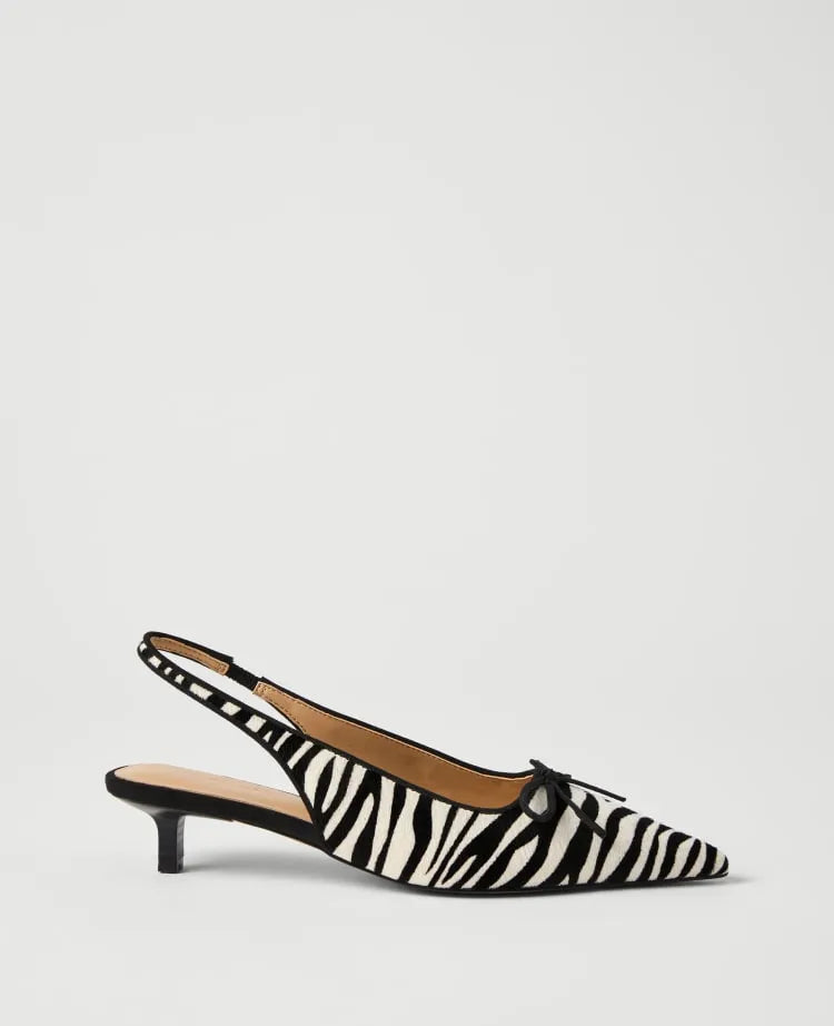 Haircalf Kitten Heel Pump