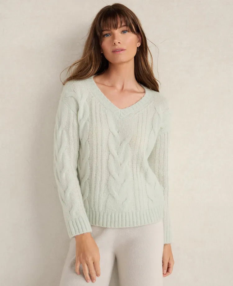Haven Well Within Lofty Knit V-Neck Sweater