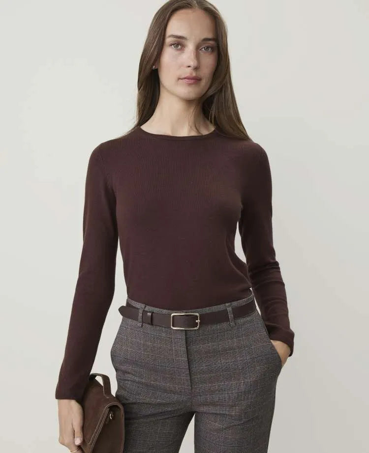 Petite Essential Crew Neck Sweater