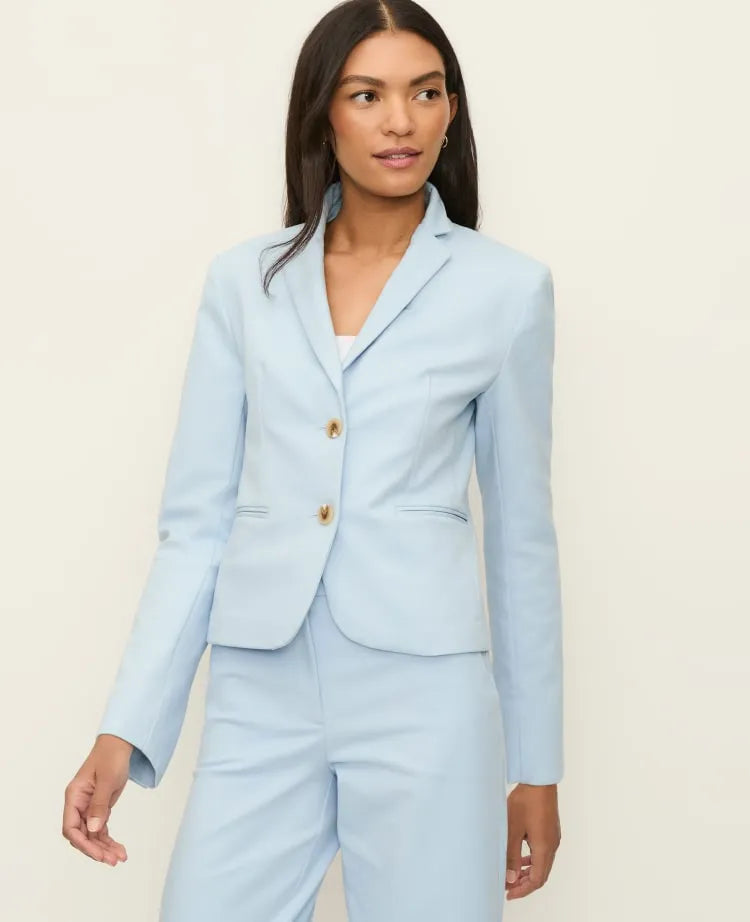 The Two-Button Blazer in Doubleweave