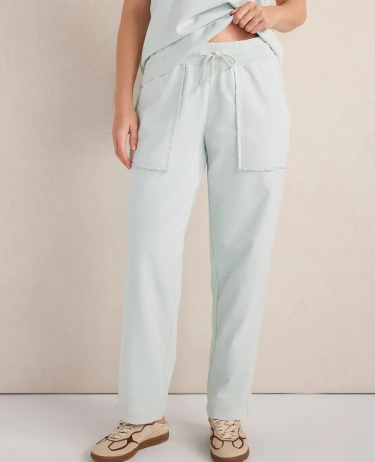 Haven Well Within Garment-Dyed Organic Cotton Terry Pants