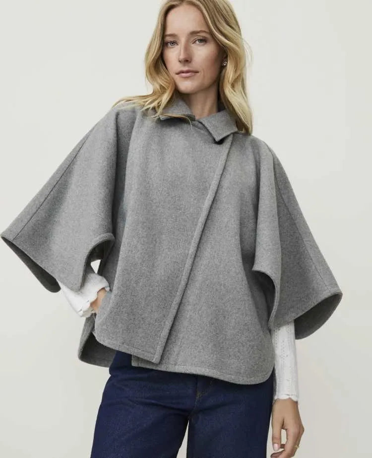 Collared Poncho