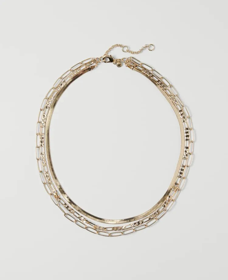 Layered Mix Chain Necklace