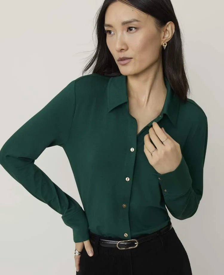 Petite Button Down Shirt