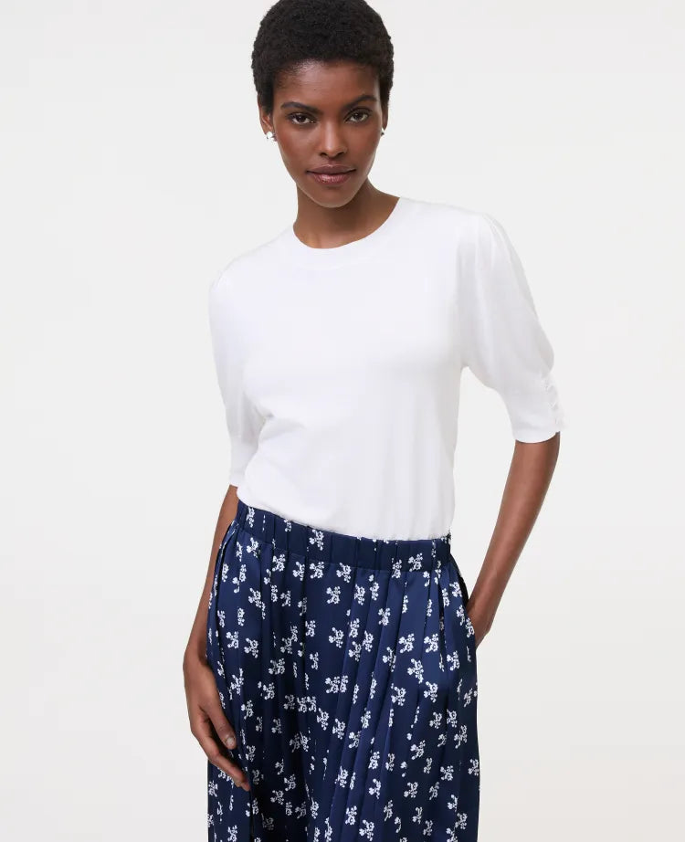 Button Sweater Tee