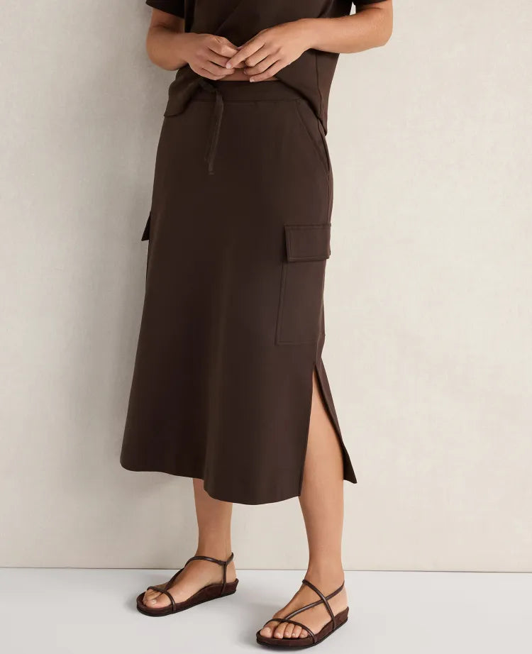 Haven Well Within Organic Cotton Interlock Cargo Skirt