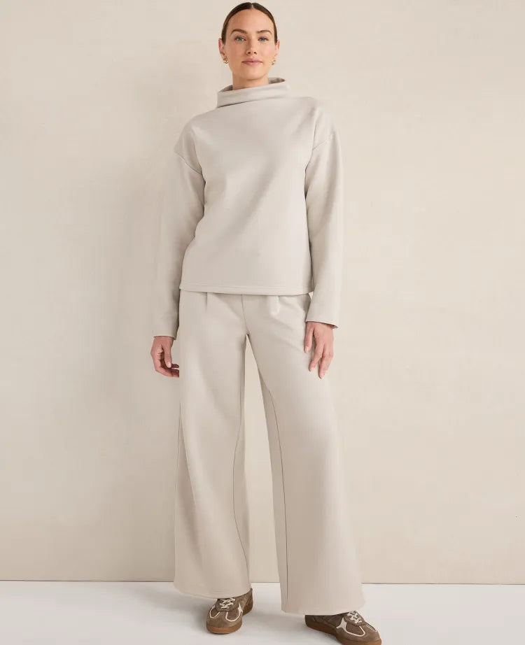 Haven Well Within Soft-Brushed Fleece Wide Leg Pants