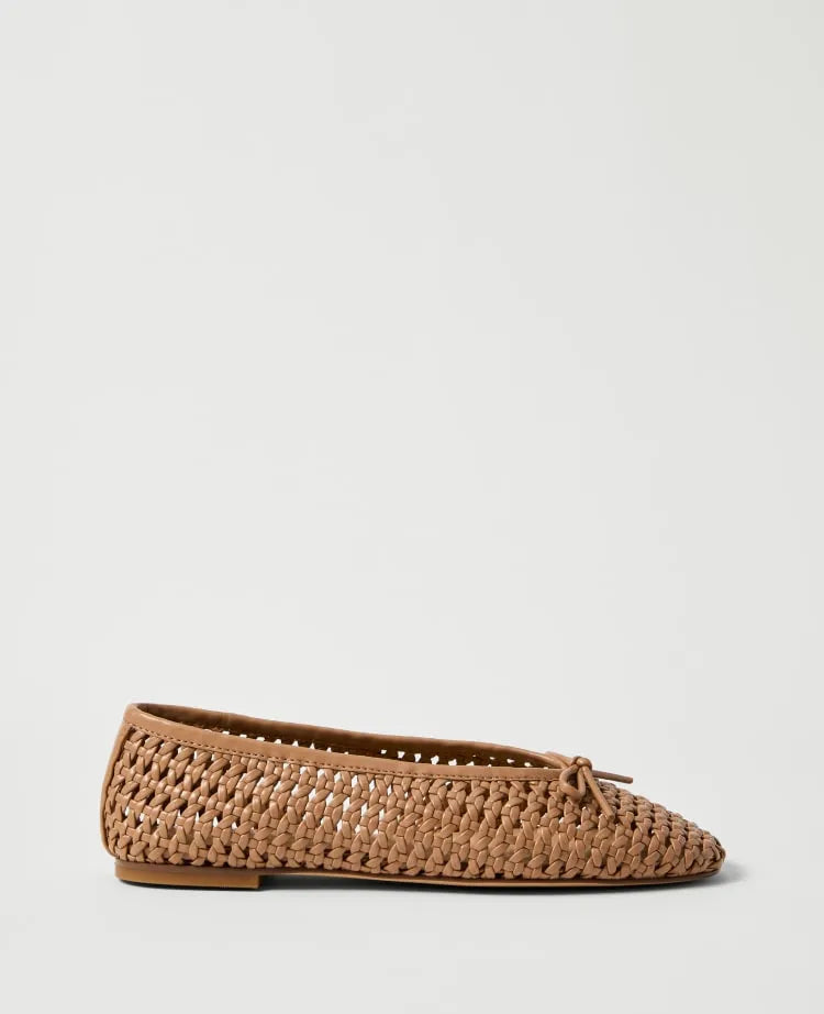 Weekend Woven Bow Ballet Flat