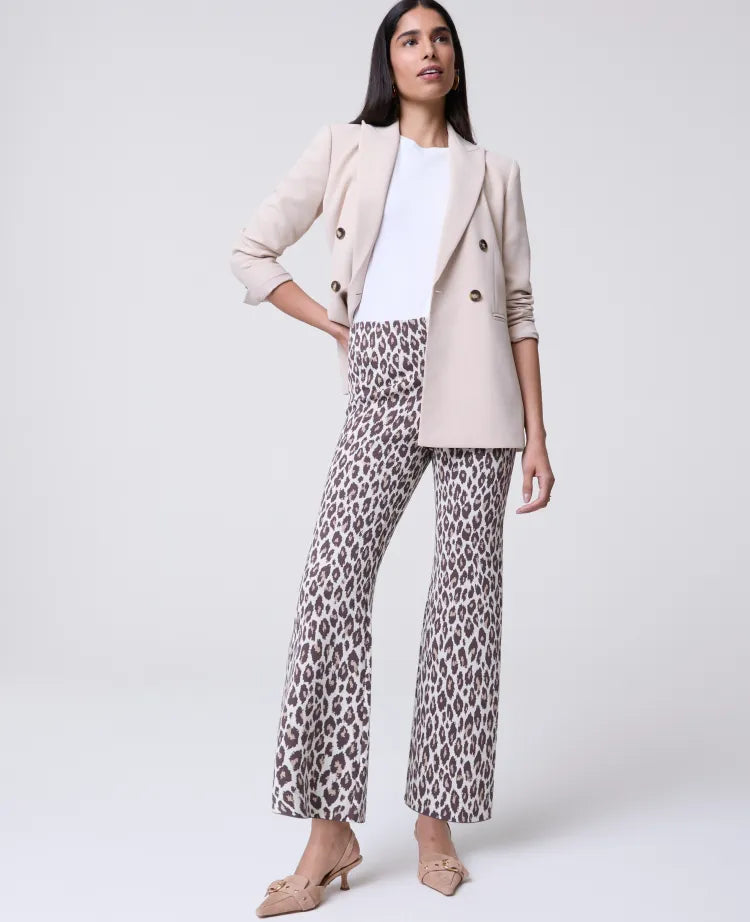 Animal Print Flare Pant