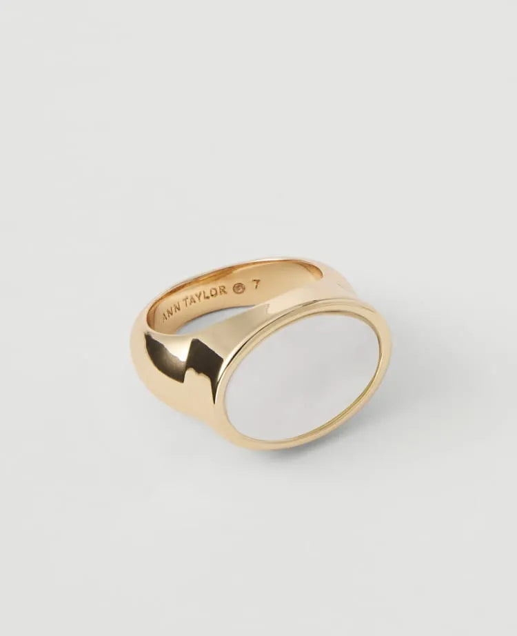 Oval Stone Ring