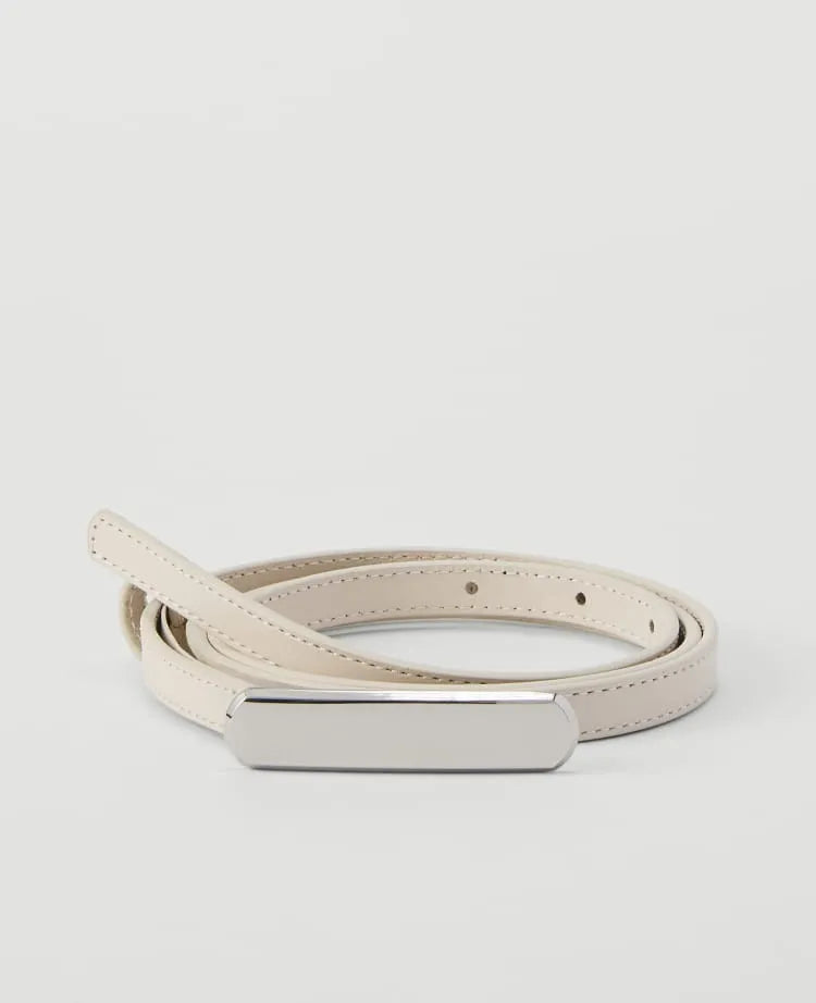 Skinny Leather Belt