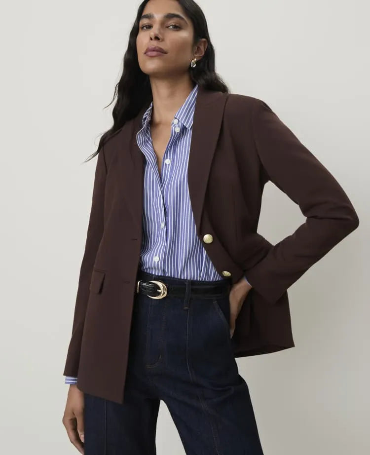 The Fitted Long Blazer