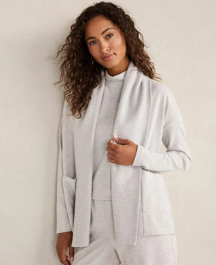 Haven Well Within Cozy Knit Open Front Cardigan