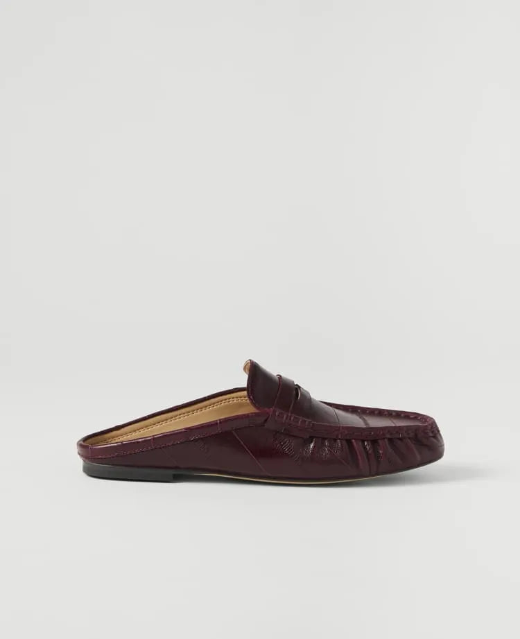 Weekend Leather Loafer Slide