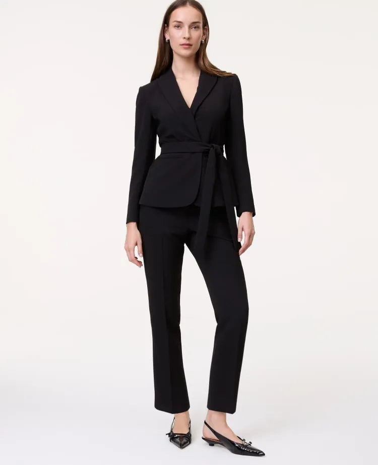 The Relaxed Ankle Pant in Fluid Crepe
