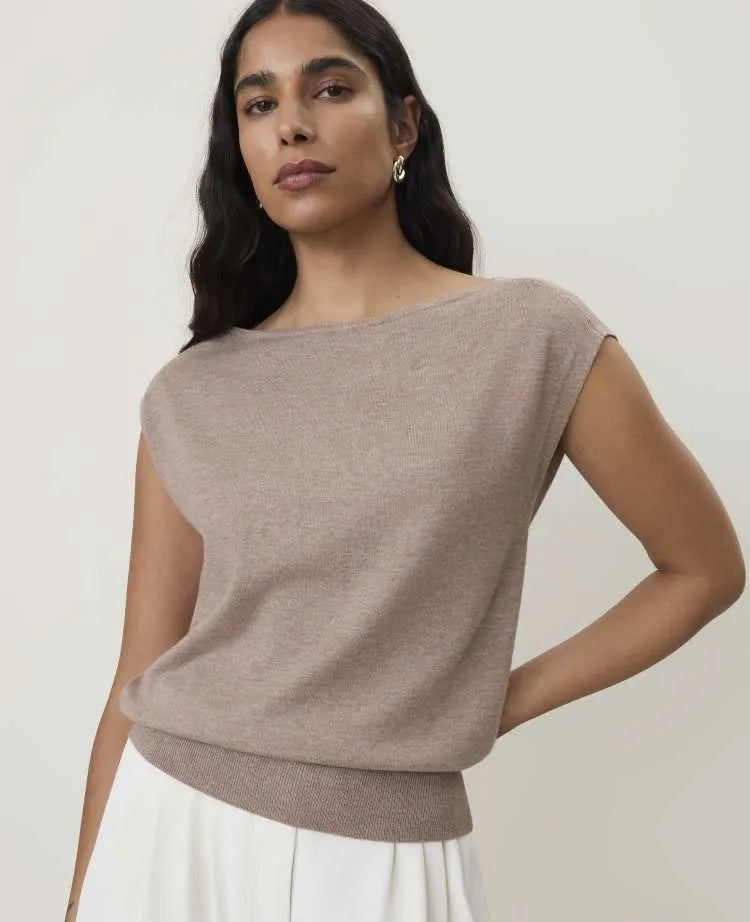 Boatneck Sweater Shell