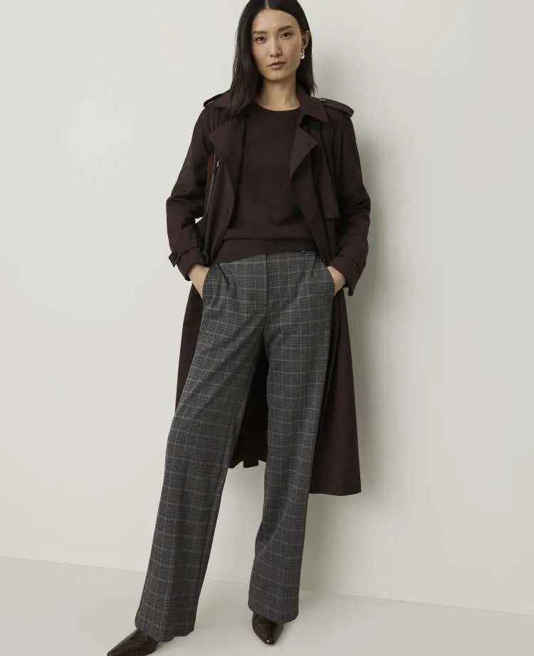 The Petite Plaid Caroline Pant