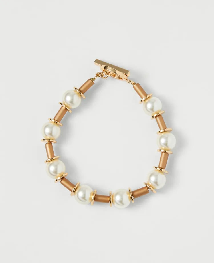 Pearl Tube Bracelet