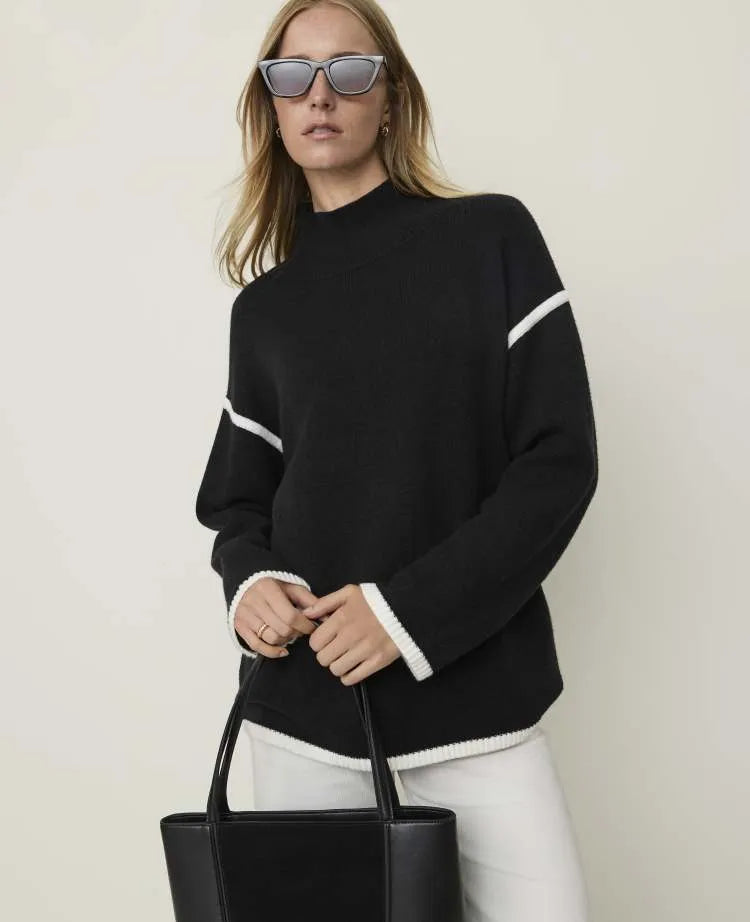 Weekend Tipped Turtleneck Sweater