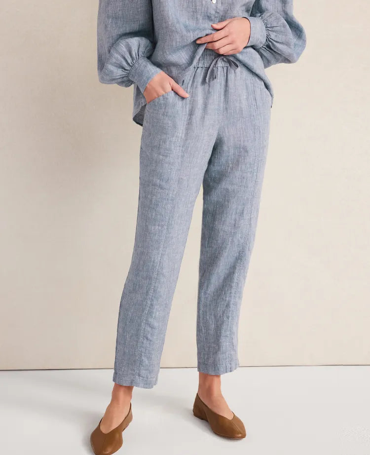 Haven Well Within Linen Straight Leg Pants